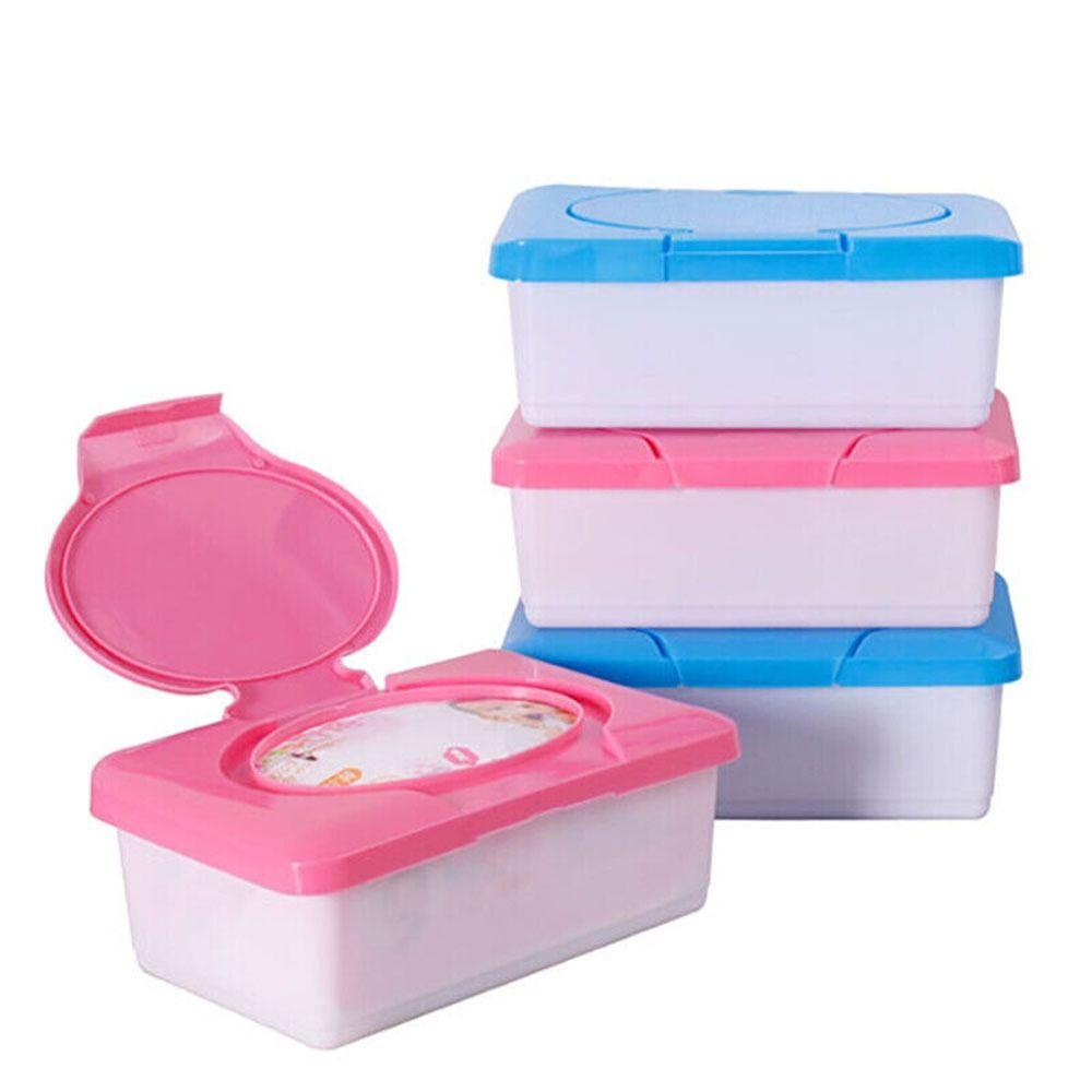 1PC Plastic Holder Container Napkin Storage Baby Wipes Paper Case Wet Tissue Box Home Tissue