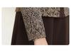2025 Spring & Autumn Long-Sleeve Two-Piece Dress for Middle-Aged Women