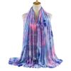 Tie Dye Modal Sweatshirt Scarf Fashionable Thin and Versatile Retro and Breathable