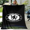1pc Blanket - Chelsea FC logo Print Design, Lightweight Blanket for Sofa, Bed- Soft &Warm, Gift for All Seasons