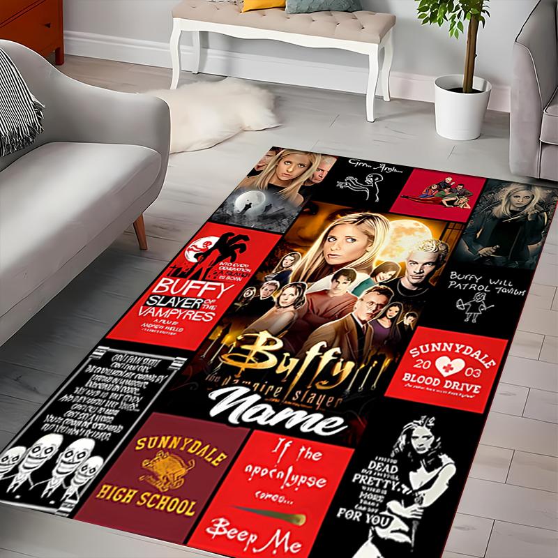 Custom personalization Buffy the Vampire Slayer Area Rug - Perfect For Kitchen, Bathroom,Laundry Room Decor Large Size Available,Gift All Seasons