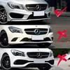 Front Bumper Spoiler Blade Canards For Mercedes Benz CLA W117 C117 Pre-facelift CLA200 45AMG 2013-2015 Splitter Trim Accessories