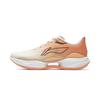 Li Ning Ultra Light 22 Racing Lightweight Cushioning Running Shoes Women Sneakers White Orange ARBV002-40
