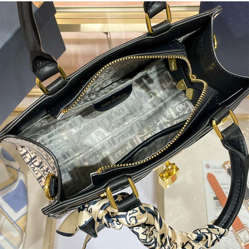 Сумки-шопперы Новые женские модные принты Ретро сумки большой емкости для переноски Темперамент Продвинутый тренд Универсальные женские сумки через плечо