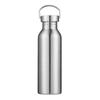 Stainless Steel Water Bottle 1000ml Big Mouth Single Wall Drinking Bottle Sports Bottle Flasks with Bamboo Plastic Steel Lid