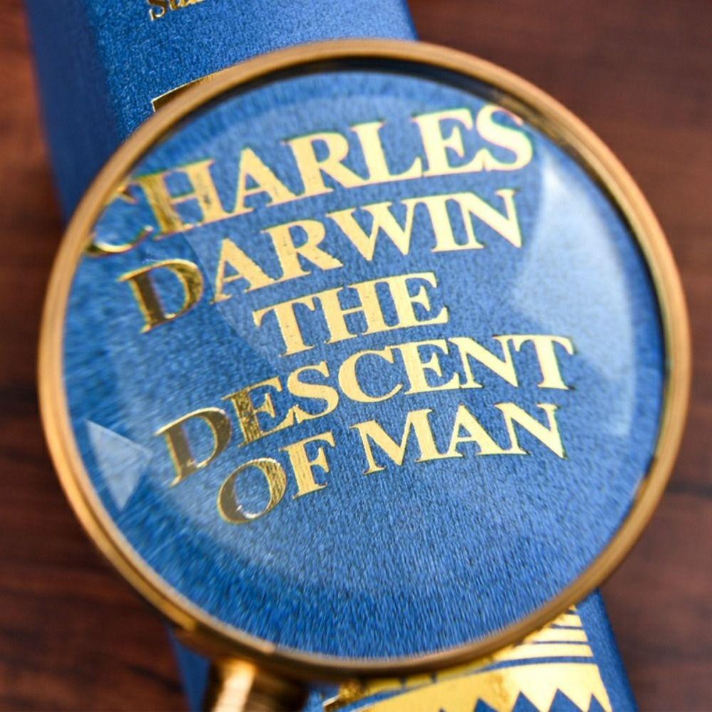 Retro 20x Handheld Metal Magnifier Portable High Magnification Loupe Reading Book