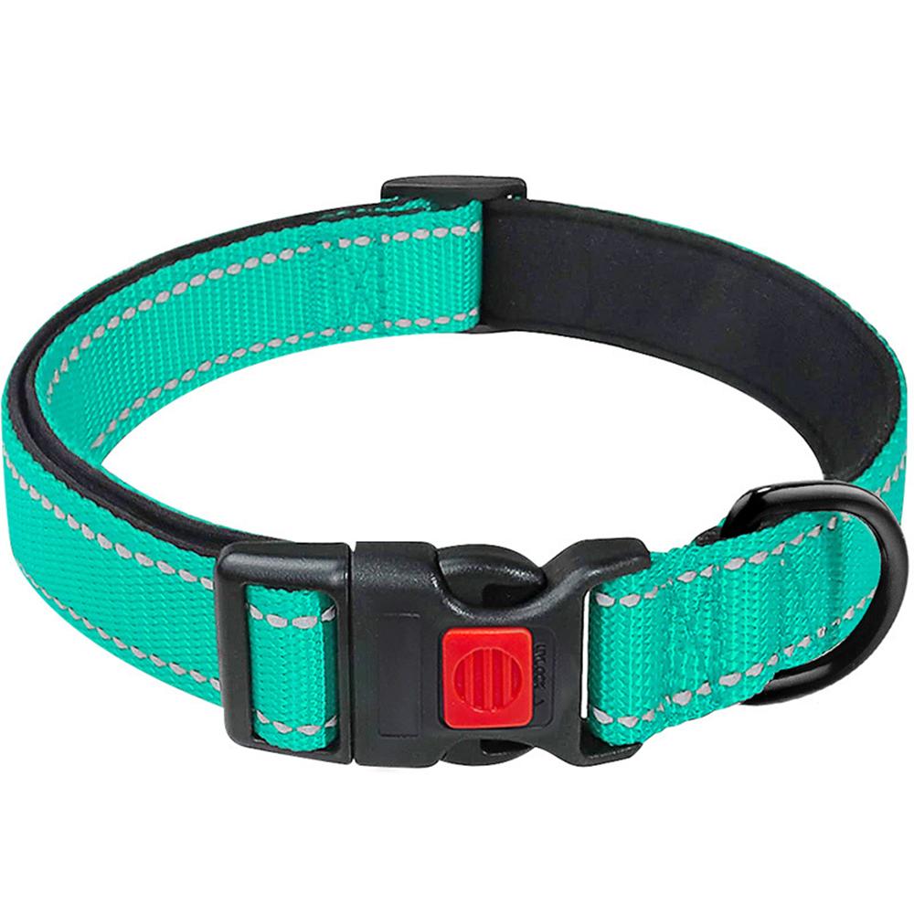 Ошейники для щенков домашних животных XS SML Регулируемый мягкий ошейник унисекс для собак Светоотражающий нейлоновый ошейник