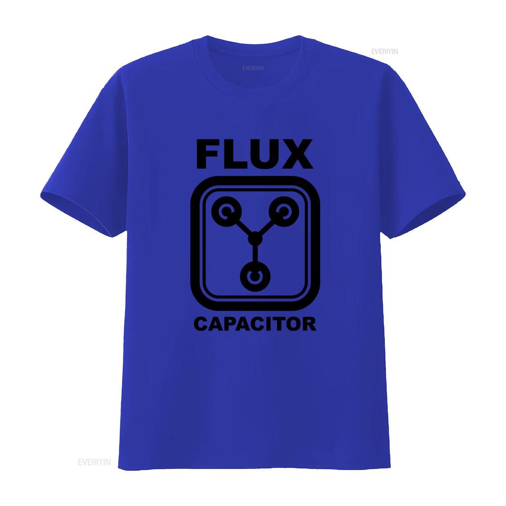 Flux Capacitor Retro 80s Funny Future Doc Marty Mens T Shirt vintage Washed Versatile Unisex Stylish fashion graphic Soft