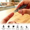 Metal Precision Tweezers 1/3Pcs Mini Keychain Tweezers, Portable EDC with Keyring Clip, Multi Purpose Heavy Duty Pocket for Camping, Fishing, Jewelry,