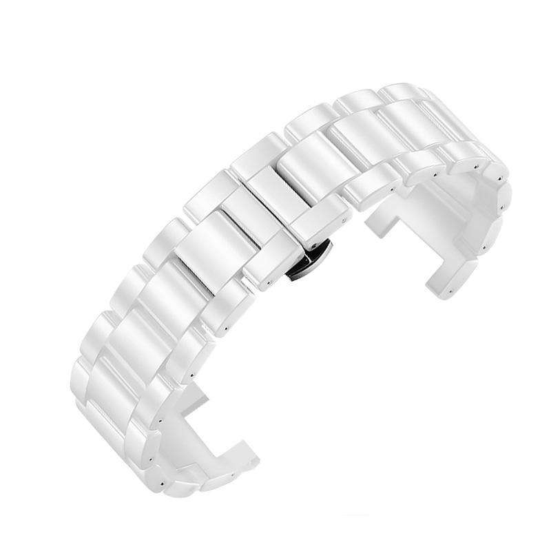 Классический высококачественный керамический ремешок для часов GC MK, модный керамический браслет с насечками для Folli Follie 20*11 мм 18*10 мм 16*8 мм