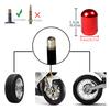 4Pcs/Set Universal Car Wheel Tire Valve Stem Caps Dustproof Covers Metal Aluminum Alloy for Bike Car Trucks Motorbike Bicycle