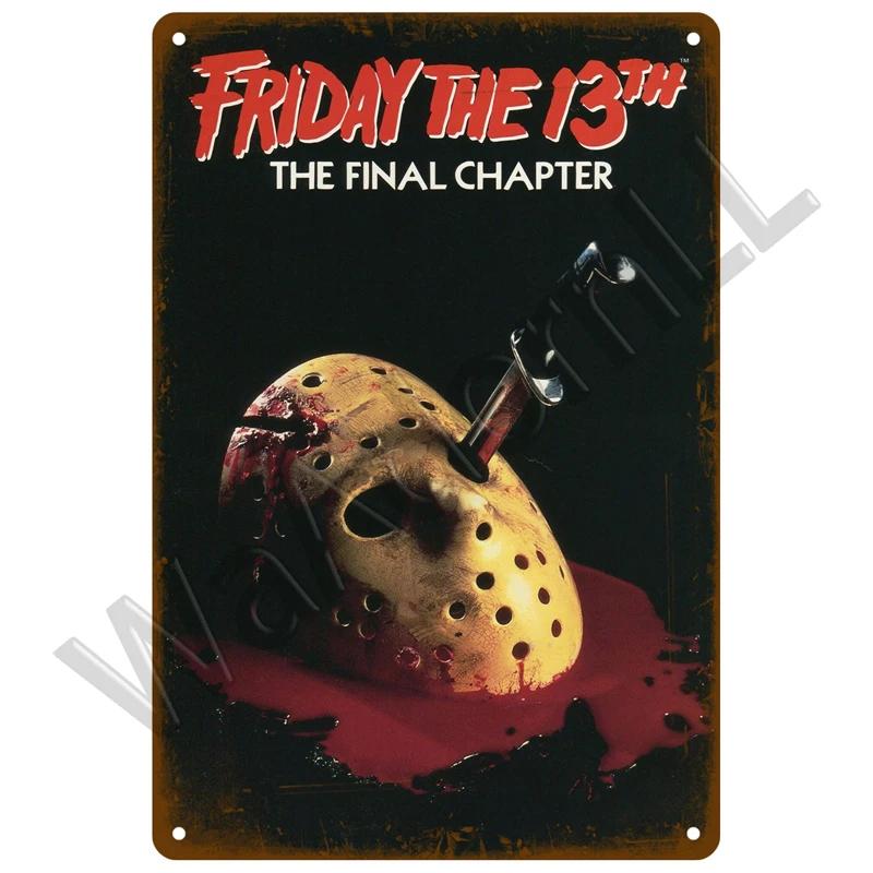 Vintage Films Poster Retro Tin Sign Aesthetic Living Room Cinema Metal Sign Industrial Deco Home Metal Wall Decor Decoration