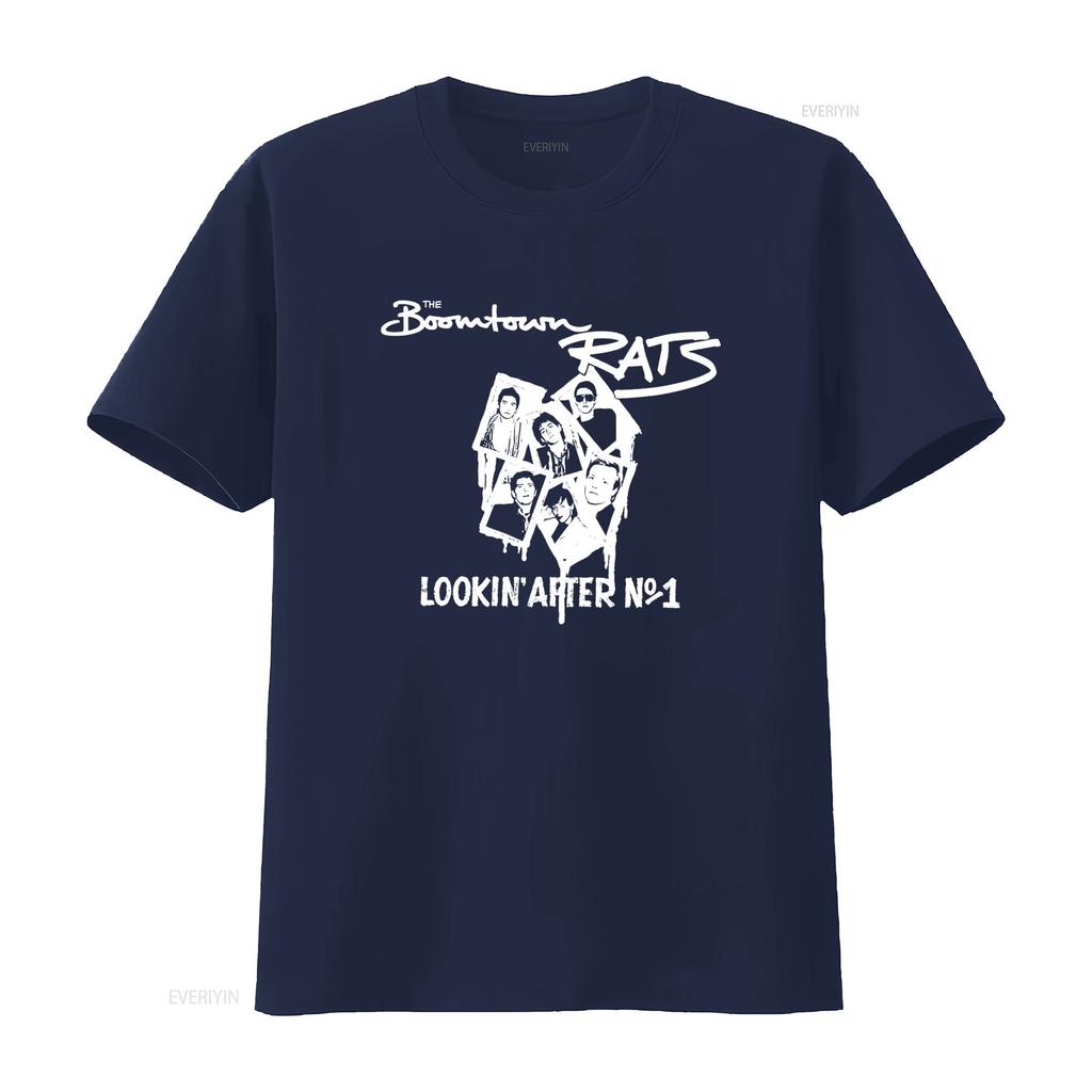 The Boomtown Rats Lookin After No 1 Music Band T Shirt Stylish Rock Merch for Fans vintage Washed Slightly Comfortable