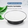 Display Stand 360 Degree Rotating Long Lasting Time Round Shape Electric Motorized Turntable Base for Photography
