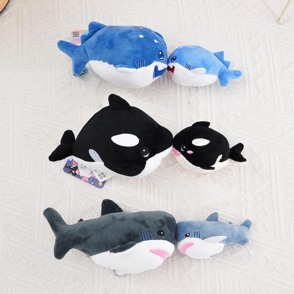 Kiss Models Dolphin Shark Doll Simulation Pull String Plush Novelty Sea Animal Plush Toy  Kids Toy
