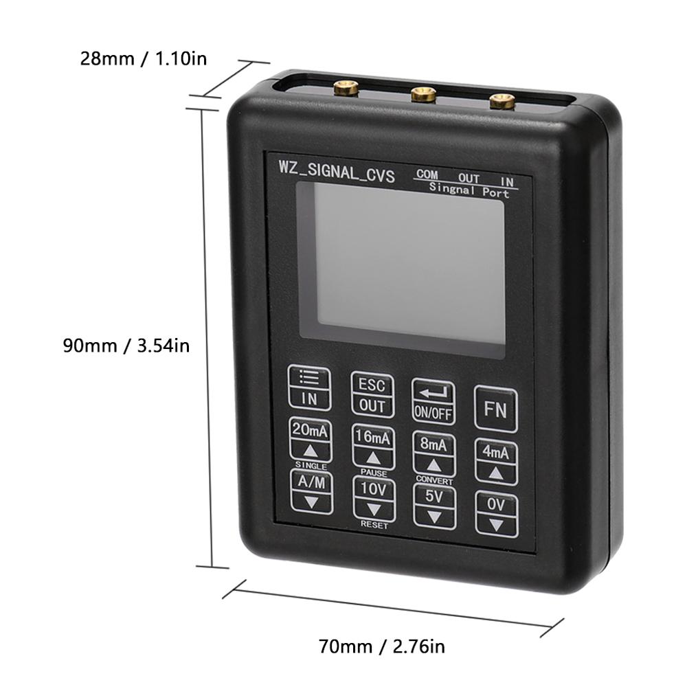 High     Current Voltage Analog Simulator 0-10V 4-20mA Signal Generator Sources