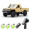 Remote Control Crawler, 1:12 Scale Remote Control Pickup for Kids Adults 2.4Ghz Rechargeable Remote