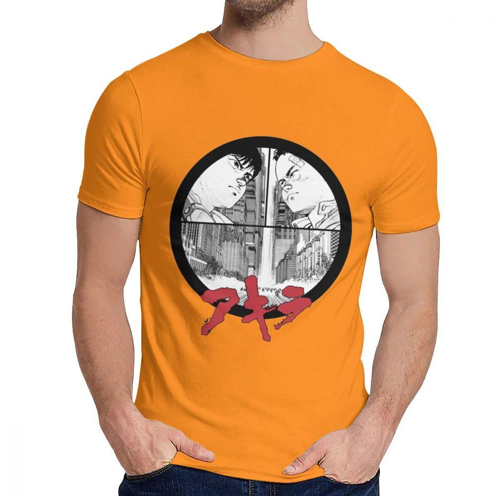 Novlety O Neck Akira T Shirt Graphic Print For Male Cotton La Camiseta