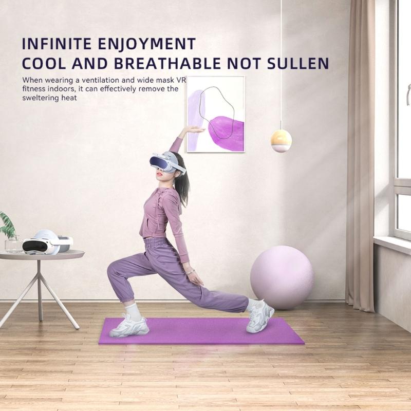 Светонепроницаемые лицевые накладки-интерфейсы для VR-гарнитуры Pico 4, накладки из ледяной ткани/полиуретана, рамка, лицевые накладки, аксессуар