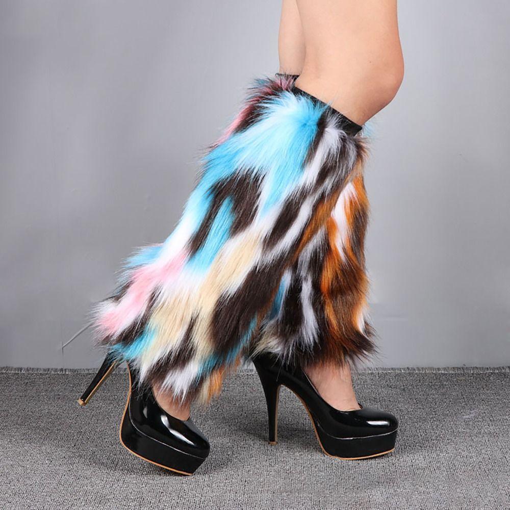 40cm Boot Socks Y2K Foot Covers Warm Ankle Warmer Stage Performance