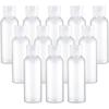 10ml 20ml 30ml 50ml 60ml 100ml Plastic Travel Flip Lid Lotion Bottles Empty Squeeze Bottle Shampoo Toiletries Containers 20pcs