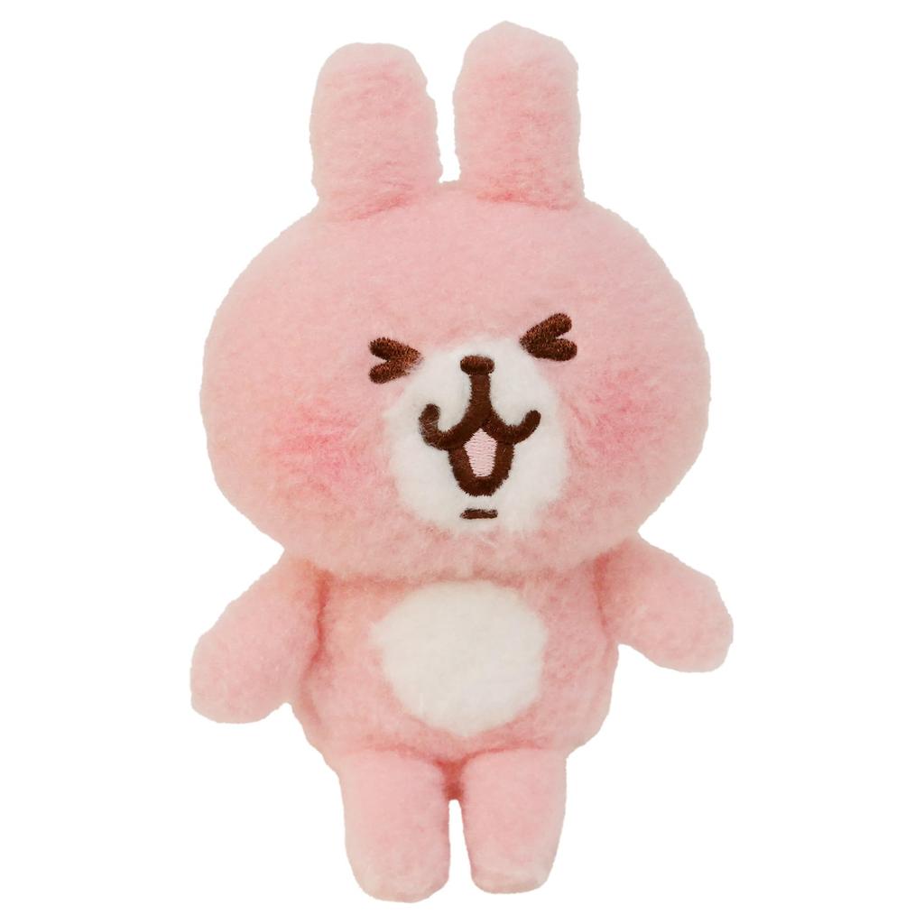 Sun Arrow Kanahei Small Animal Fluffy Rabbit Kyaha Plush Toy K-9474 H15 X W10.5 X D8.5cm
