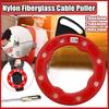 New Fiberglass Fish Tape Reel Puller Conduit Ducting Rodder Pulling Wire Cable Red Ducting Rodder Pulling Wire Cable Puller Nylon Fiberglass +ABS