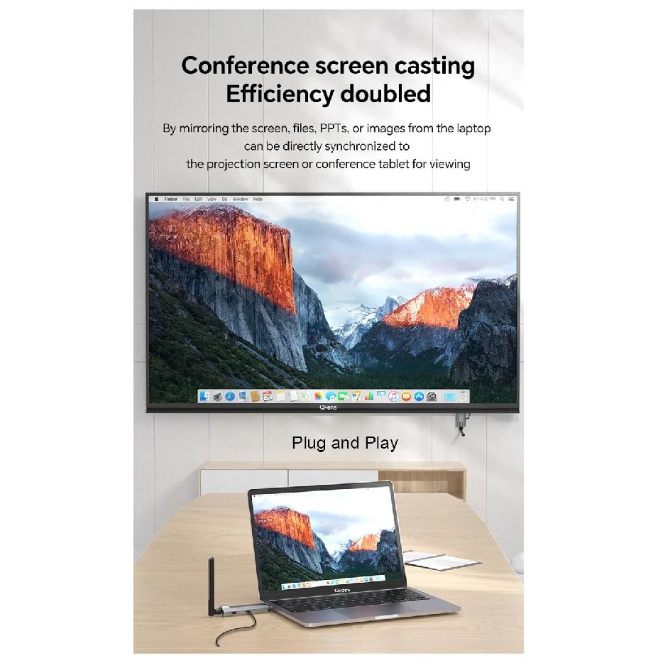 50m Wireless Transmission Video Transmitter and Receiver HDMI Extender Display Adapter Cable Screen Mirror for Camera PC To TV
