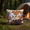Kazuha Gorou KazuGorou HD Print Square Pillow Cover Polyester Lightweight Customizable for Home Office Sofa Decor