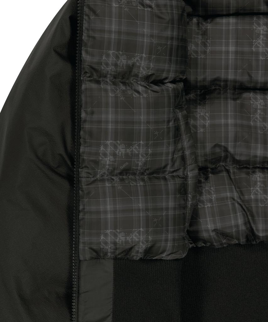Ojos Reversible Check Padded Jacket / Black
