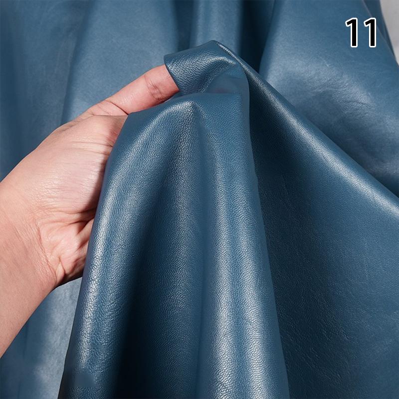 50*140m Matte Faux Leather Fabric Stretch Imitation Sheepskin Soft PU Fabric DIY Sewing Motorcycle Jacket Clothes Material
