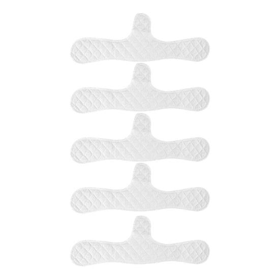 5 шт. хлопковые вкладыши для бюстгальтера 3 слоя под грудью поглотители пота многоразовые моющиеся вкладыши для бюстгальтера для женщин