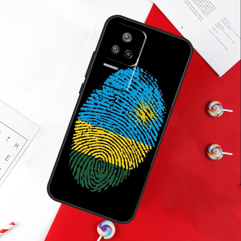 Чехол-обложка с гербом и флагом Руанды для Xiaomi 14T 11T 12T 13T Pro 13 14 15 Ultra POCO X7 Pro X3 X5 X6 F5 F6 M6 Pro