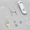 Mechanical Door Mailbox Lock Aluminum Alloy Cabinet Box Lock New Mechanical Door Lock  Cupboard