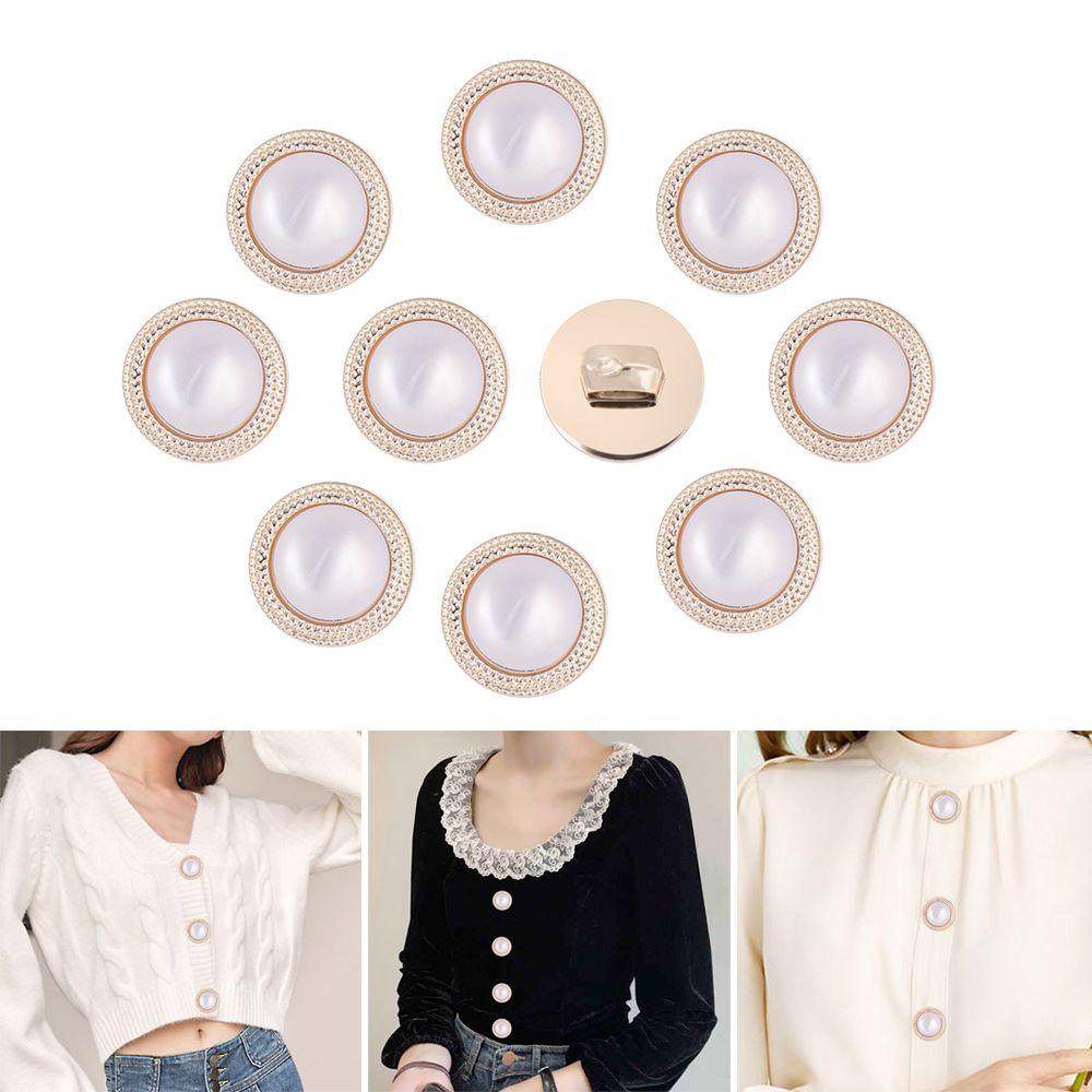 Accessories DIY Needlework Sewing Accessories Shirt Buttons Clothing Buttons Pearlescent Buckle