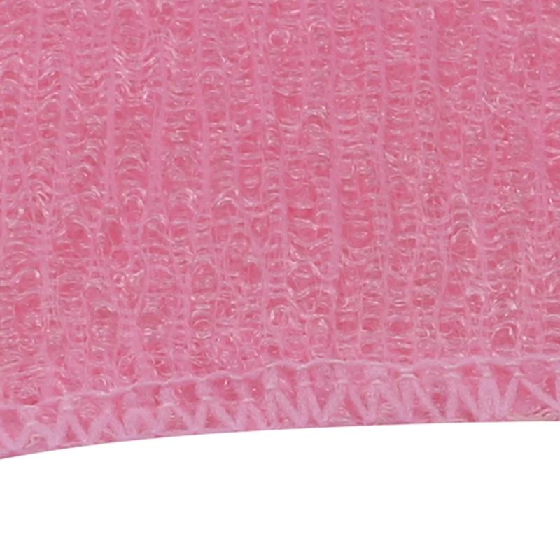 Exfoliating Puff Scrub Nylon Net Bath Shower Gel Terry Cloth Body Washing Cleaning Tool