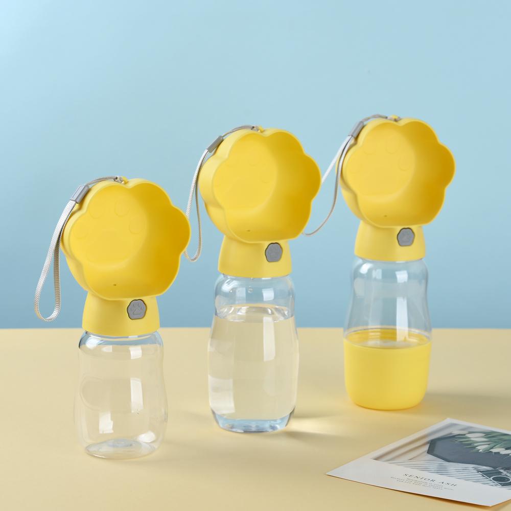 Бутылка для воды для собак на открытом воздухе, переносная миска для питья домашних животных с возможностью хранения еды для маленьких и больших собак, для прогулок, щенков, кошек, диспенсер для воды для мопсов