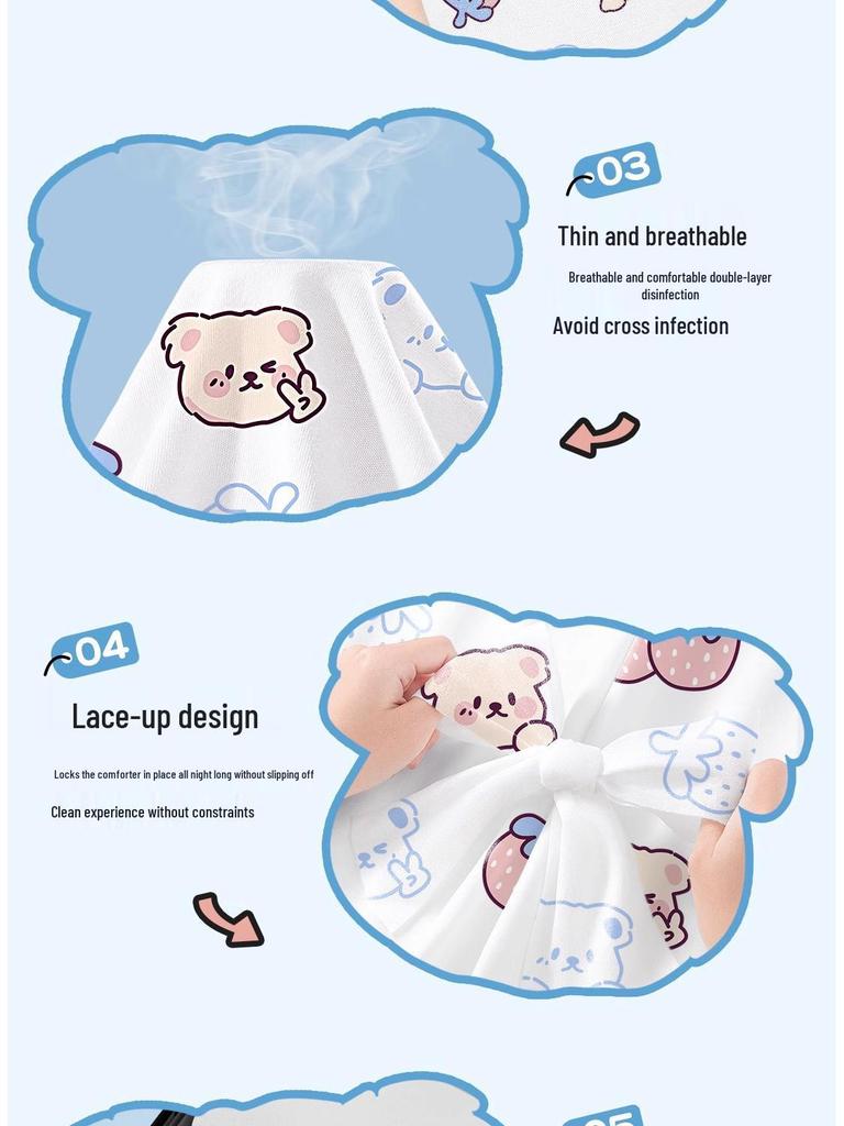 Очень большой толстый одноразовый гостиничный постельный комплект: Пододеяльник, наволочка, банное полотенце и грязеотталкивающая простыня.