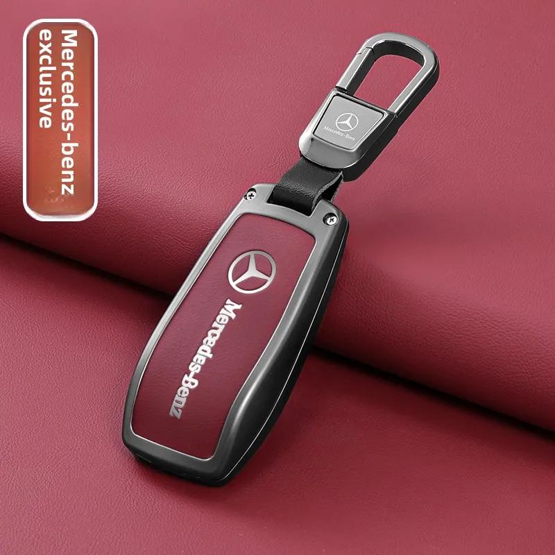 SUG2 Key Fob Cover for Mercedes Benz A B C E S Class W204 W205 W212 W213 W176 GLC MAYBACH Keyless Soft Case