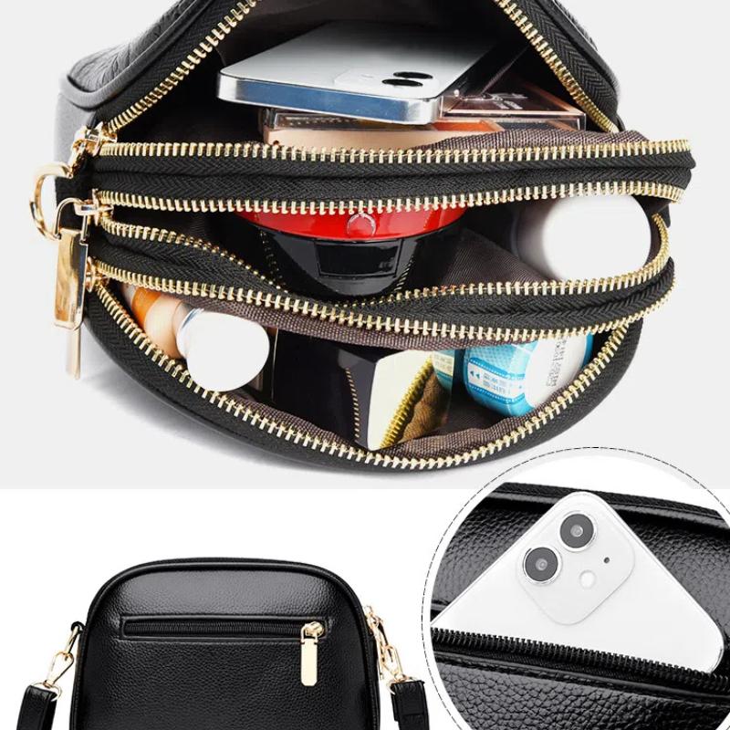 Новые женские сумки из ПУ кожи аллигатора, 3-слойные на молнии, на плечо, кросс-боди, высококачественные женские кошельки и сумочки CLE