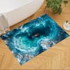 Crystal Clear Lake Boat Non-Slip Home Carpet Design for Office Decor Living Room Gift