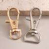 10Pcs Swivel Lobster Hook Clasp Keyring Snap Clasp Bag Jewelry Trigger Buckle