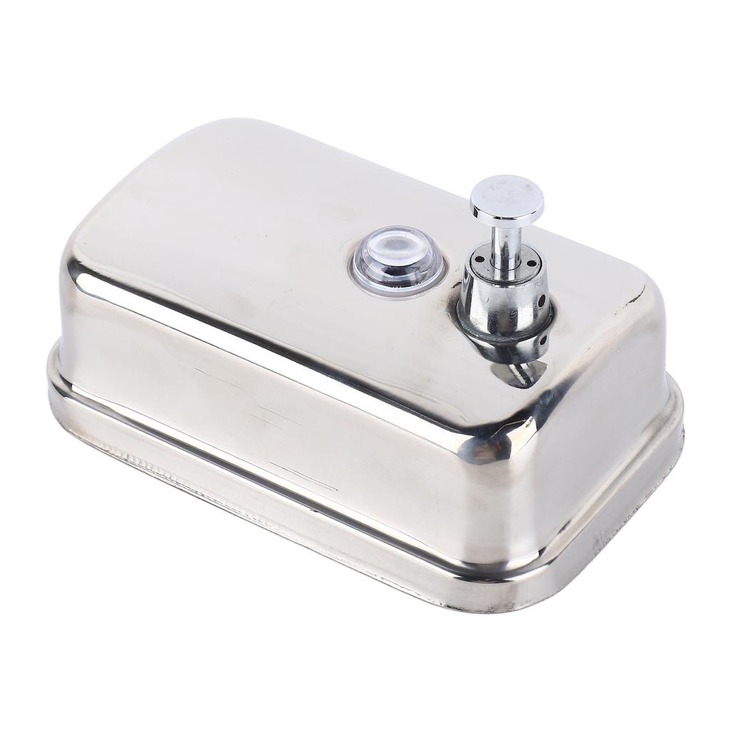 Soap Dispenser Stainless Steel Wall Mounted Manual Soap Dispenser for Commercial Hotel Public Place
