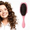 Щетка для волос с мягкой щетиной для массажа кожи головы, женская расческа для вьющихся волос, расческа для укладки волос, парикмахерский инструмент для девочек