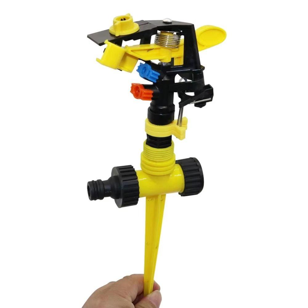 360 Degrees Impact Sprinkler Adjustable Lawn Irrigation Tool Rotary Watering Nozzle  Agriculture