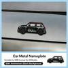 For MINI Cooper Metal Car Badge 3D Shaped Emblem Decal Universal for All MINI Models Waterproof Exterior Decoration
