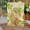 Olive Three-Color Floral Stand-Up Self-Sealing Bag for Tea, Dried Goods, and Snacks