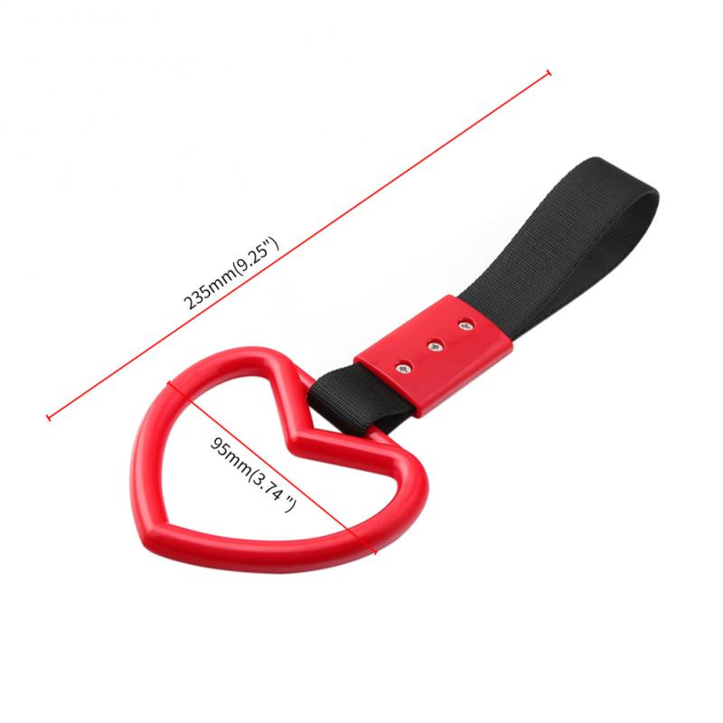 Tsurikawa Heart JDM Train Bus Handle Hand Strap Styling Drift Charm Strap Drift Auto Accessories Car Strap