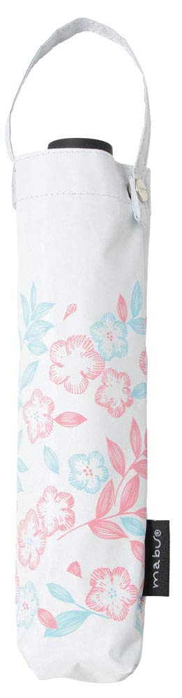 Mabu Folding Light 5 Ultra Carbon Fiber Rib Compact Flower Light UV Lightweight For Both Sunny and Rainy For Folding Umbrella, Shielding/Heat