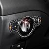Углеродное волокно для Mercedes Benz W204 W212 W176 CLA GLA GLE GLK GL ABCE Class Наклейка на крышку переключателя фар